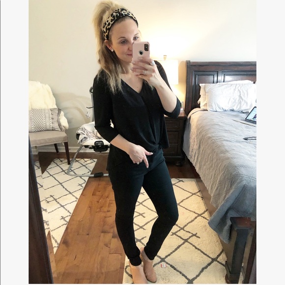 Express Tops - • Express • Black Blouse